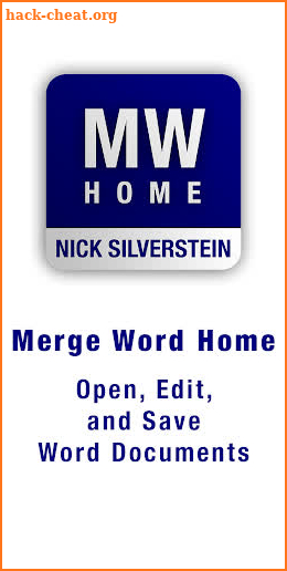 Merge Word Home screenshot