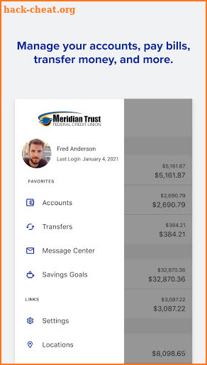 Meridian Trust screenshot