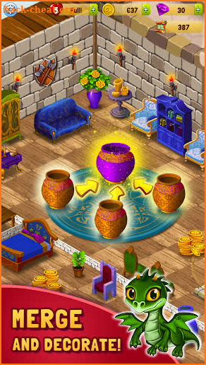 Merlin and Merge Mansion screenshot