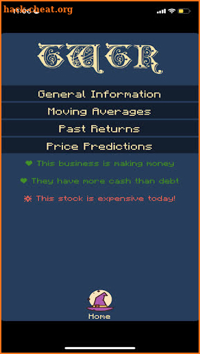 Merlin Finance screenshot