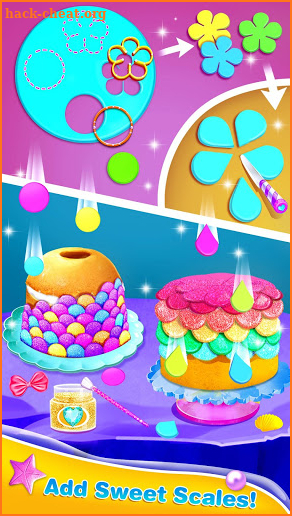 Mermaid Cake Decorating–Princess Tasty Cake Games screenshot