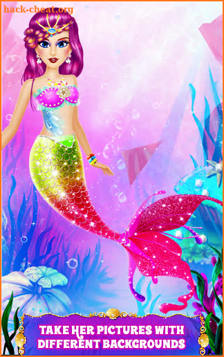 Mermaid Dress up & Makeover - Color by Number screenshot