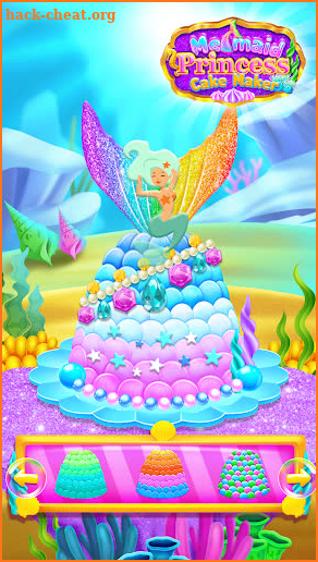 Mermaid Glitter 🌈 Cake Maker Chef screenshot