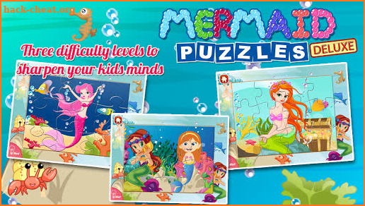 Mermaid Jigsaw Puzzles Deluxe screenshot