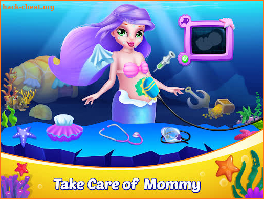 Mermaid Mom & Baby Care Game screenshot