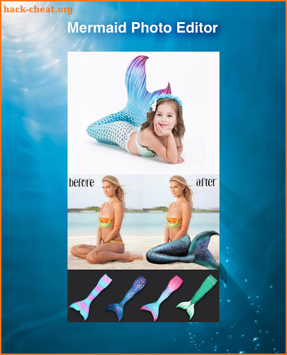 Mermaid Photo Editor - Mermaid Tail Costumes screenshot