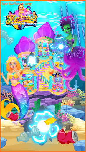 Mermaid Princess House Cleaning - Tidy Up Games screenshot