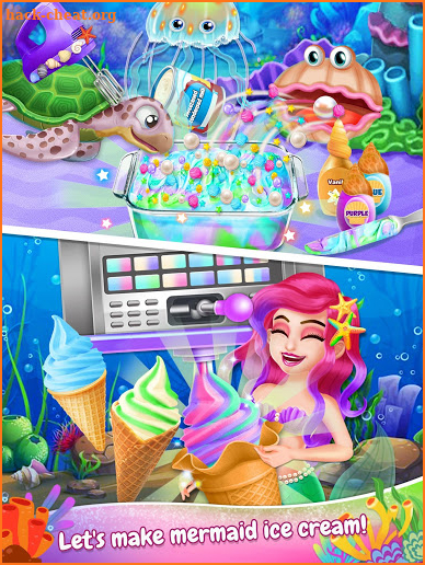 Mermaid Princess Ice Cream screenshot