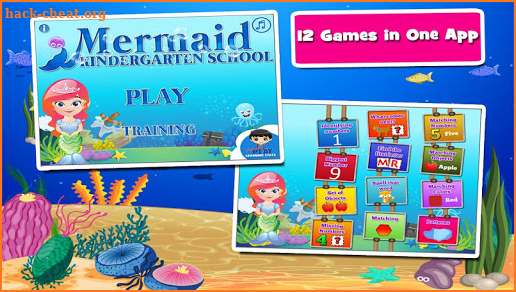 Mermaid Princess Pre K Games screenshot