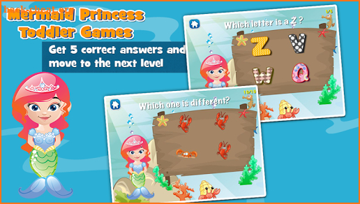 Mermaid Princess Toddler Games screenshot
