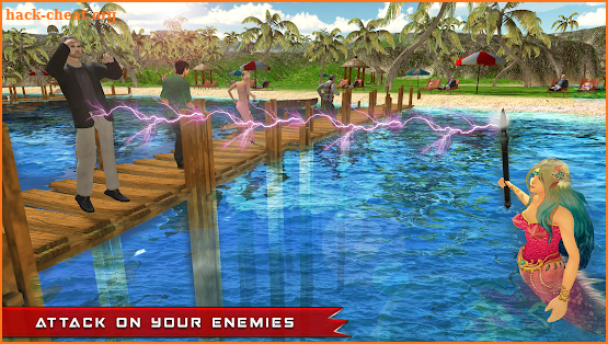 Mermaid Simulator 3D - Sea Animal Attack Games screenshot