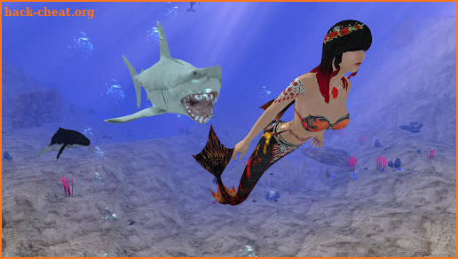 Mermaid Simulator Sea 3D Game screenshot