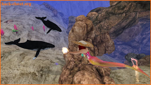 Mermaid Simulator Sea 3D Game screenshot