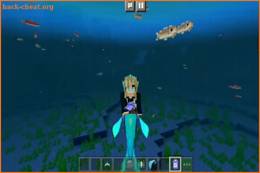 Mermaid Tail mod skin mcpe screenshot