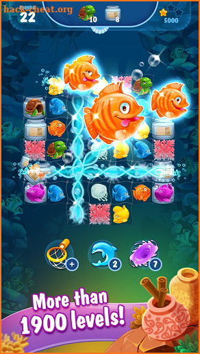 Mermaid - treasure match-3 screenshot