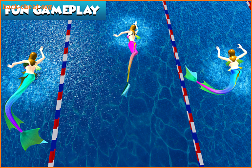 Mermaid Water Swimming Tournament screenshot