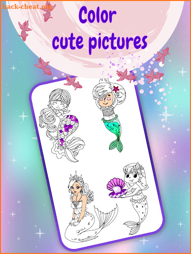 Mermaids Coloring Pages screenshot