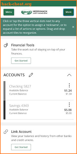 Merrimack County Savings Bank screenshot