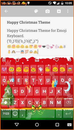 Merry Christmas Emoji Keyboard screenshot