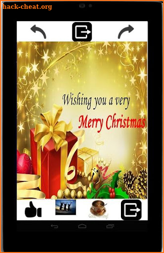 Merry Christmas Greeting Card screenshot