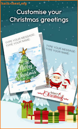 Merry Christmas Greeting Cards screenshot