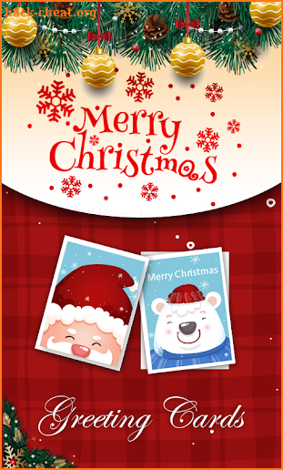 Merry Christmas HD Greeting Card + Latest Stickers screenshot