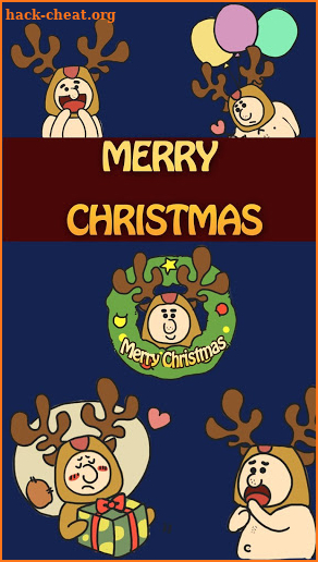 Merry Christmas Keyboard Sticker screenshot