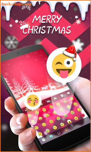 Merry Christmas Keyboard Theme screenshot