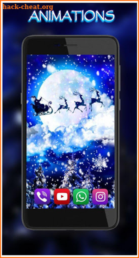 Merry Christmas live wallpaper screenshot
