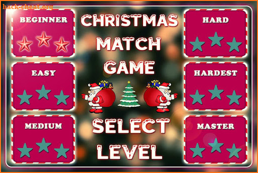 Merry Christmas Memory Match Game screenshot