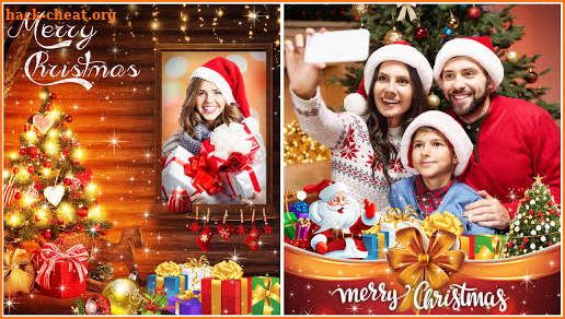Merry Christmas Photo Frame : Greetings & Frames screenshot