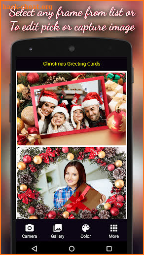 Merry Christmas Photo Frames screenshot