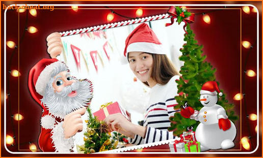Merry Christmas Photo Frames & Text, Stickers screenshot