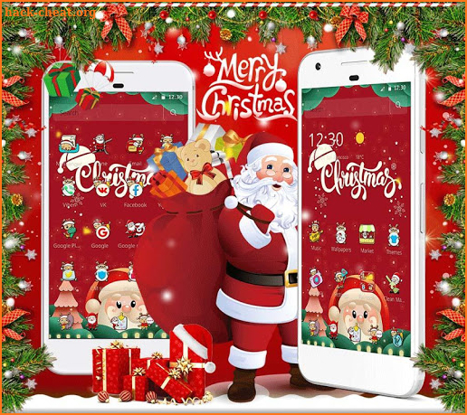 Merry Christmas Santa Theme screenshot