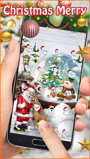 Merry Christmas Santa theme 3D screenshot