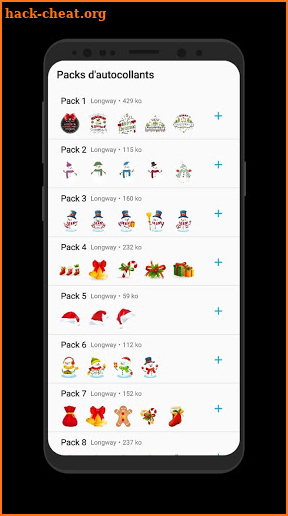 Merry Christmas Stickers - WastickersApp screenshot