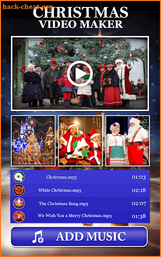 Merry Christmas Video Maker 2018 screenshot