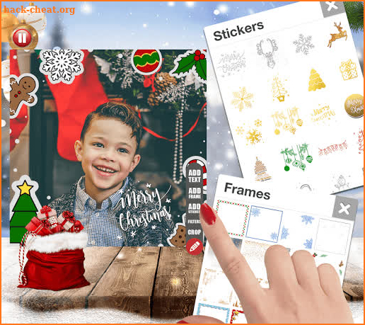 Merry Christmas Video Maker With Music And Photos screenshot