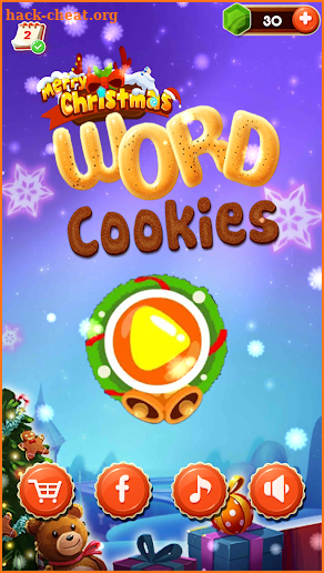 Merry Christmas Word Cookies: Word Connect 2018 screenshot