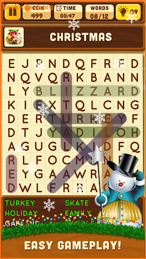 Merry Christmas Word Search Puzzle screenshot
