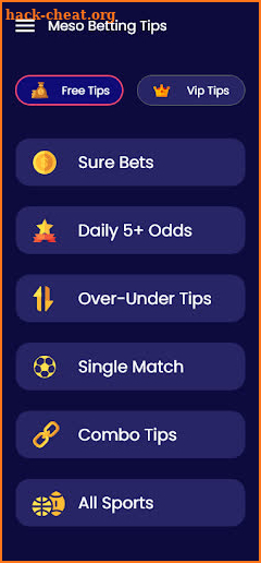 Meso Betting Tips screenshot