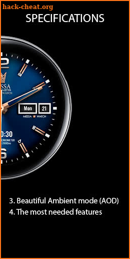 Messa Watch Face BN32 Classic screenshot