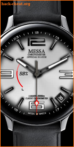 Messa Watch Face BN70 White screenshot