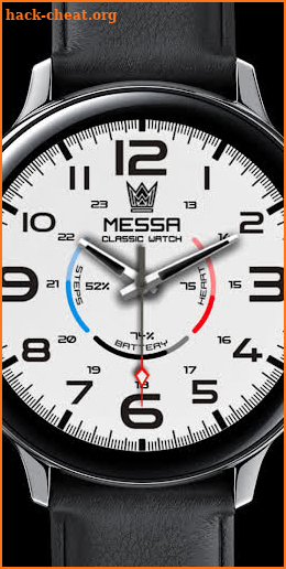 Messa Watch Face BN76 White screenshot