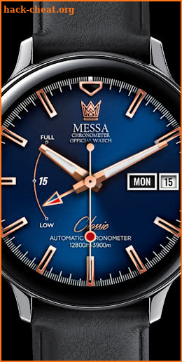 Messa WatchFace BN52 BlueGold screenshot