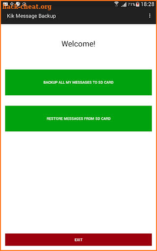 Message Backup for KIK[ROOT] screenshot