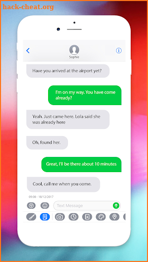 Message IOS 12 - Text Messenger style OS12 Phone X screenshot