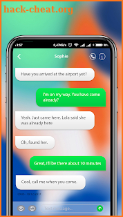 Message Phone X – Messaging Theme OS11 screenshot