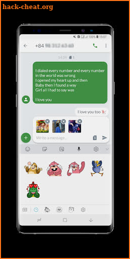 Message SMS + MMS screenshot