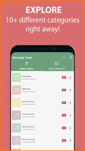 Message Tones screenshot
